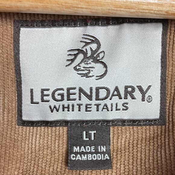 Legendary Whitetails Button Down Pure Cotton Flannel Large Tall - Picture 8 of 13